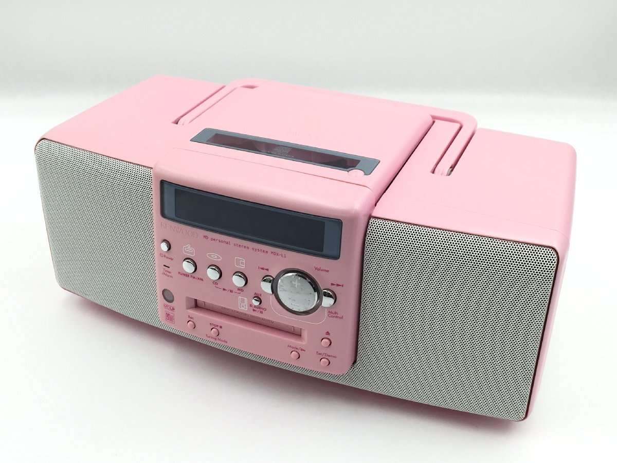 希少カラー人気】KENWOOD MDX-L1 ピンク CD・MD・ラジオ機能 Amazon.co