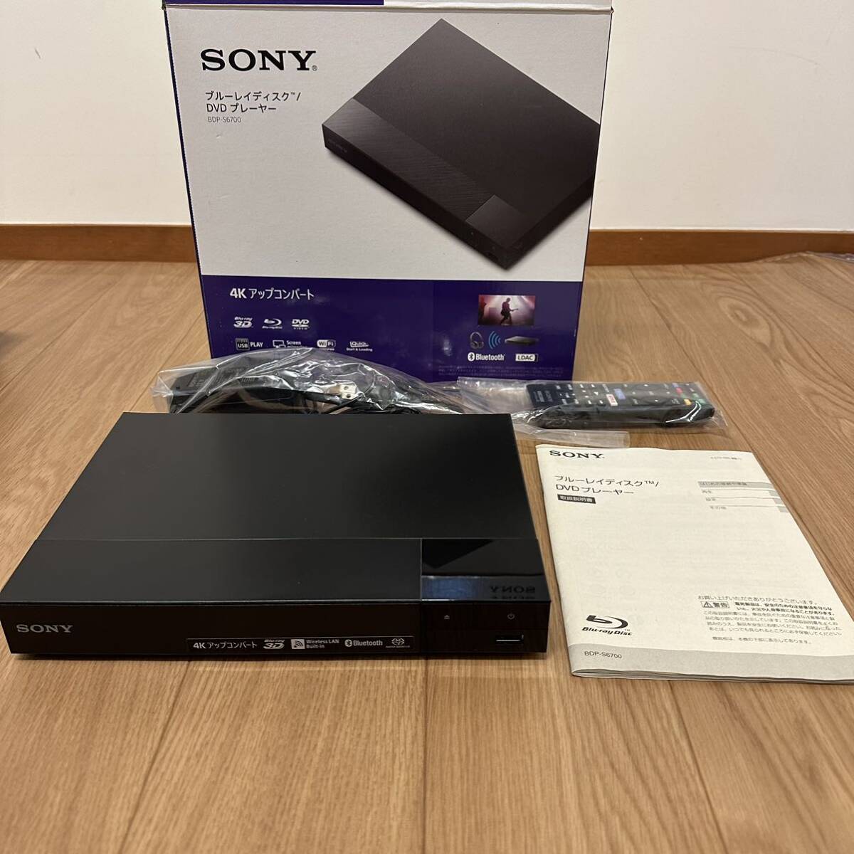 ソニー ブルーレイ/DVDプレーヤー 4Kアップコンバート BDP-S6700
