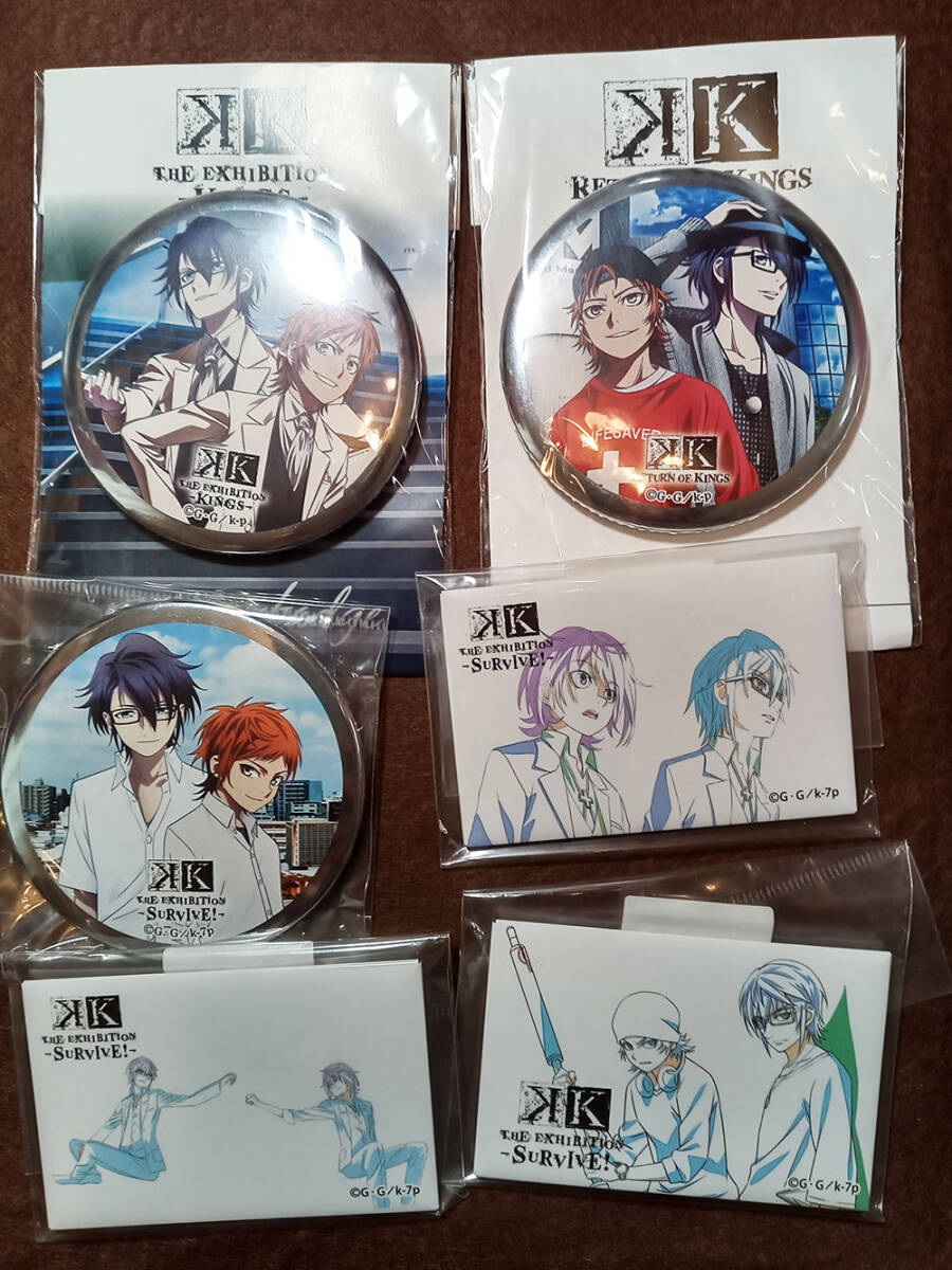 原画 缶バッジ 伏見猿比古 アイドルK K SEVEN STORIES アニメK 伏見猿