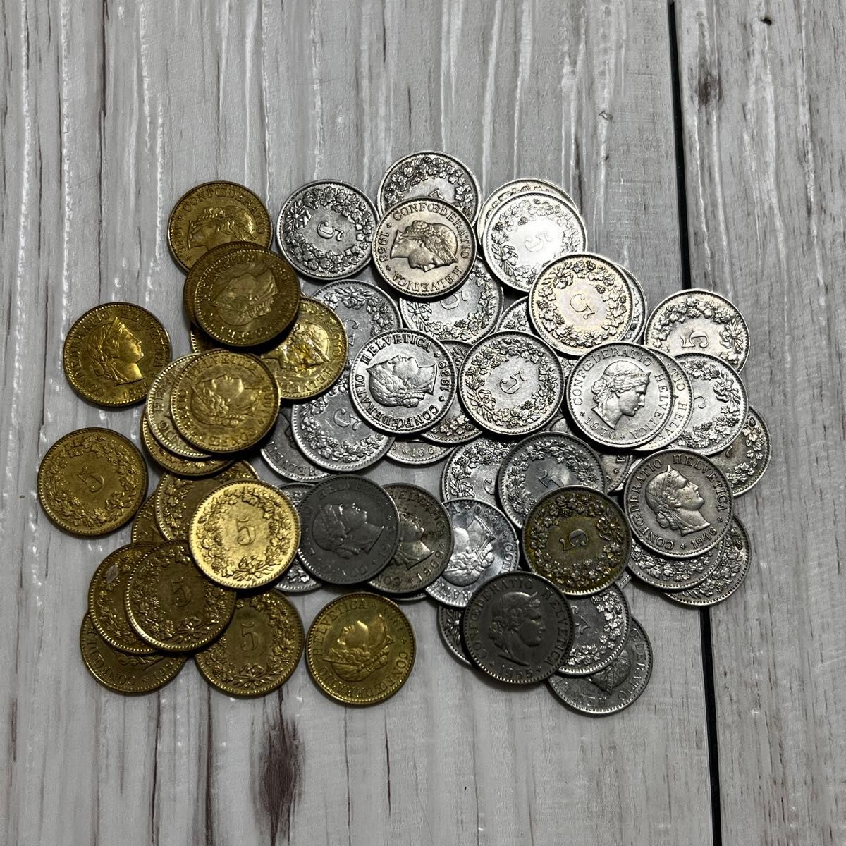スイスフラン 5ラッペン硬貨60枚 スイスコイン｜Yahoo!フリマ（旧