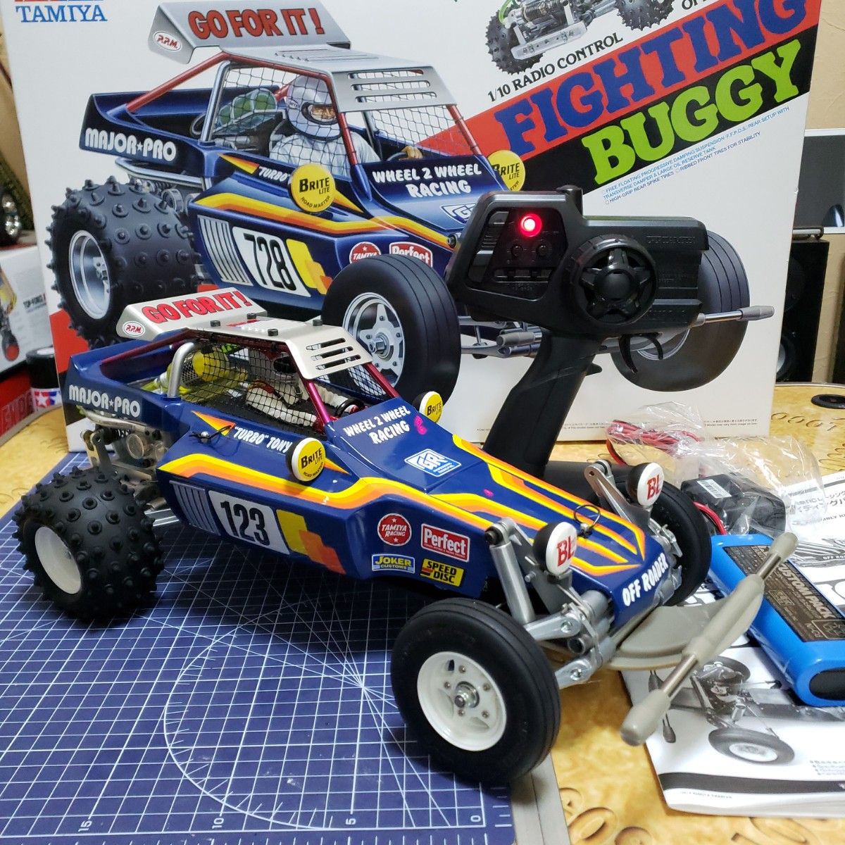 タミヤ ファイティングバギー サーボ ボールデフ新品付 タミヤ