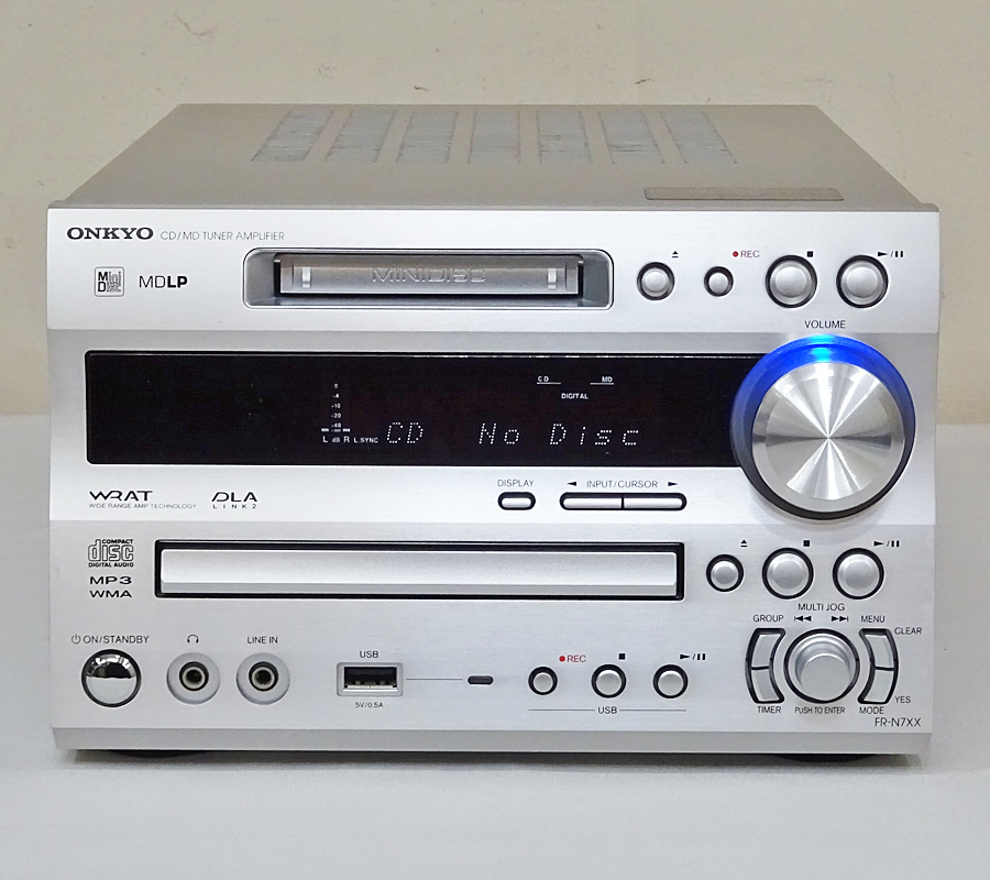 CD MDチューナーアンプ シルバー ONKYO FR-N9FX