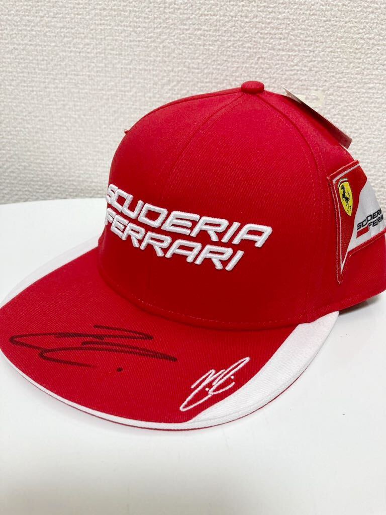 直筆サイン 非売品 キミ・ライコネン フェラーリ F1 キャップ 検索