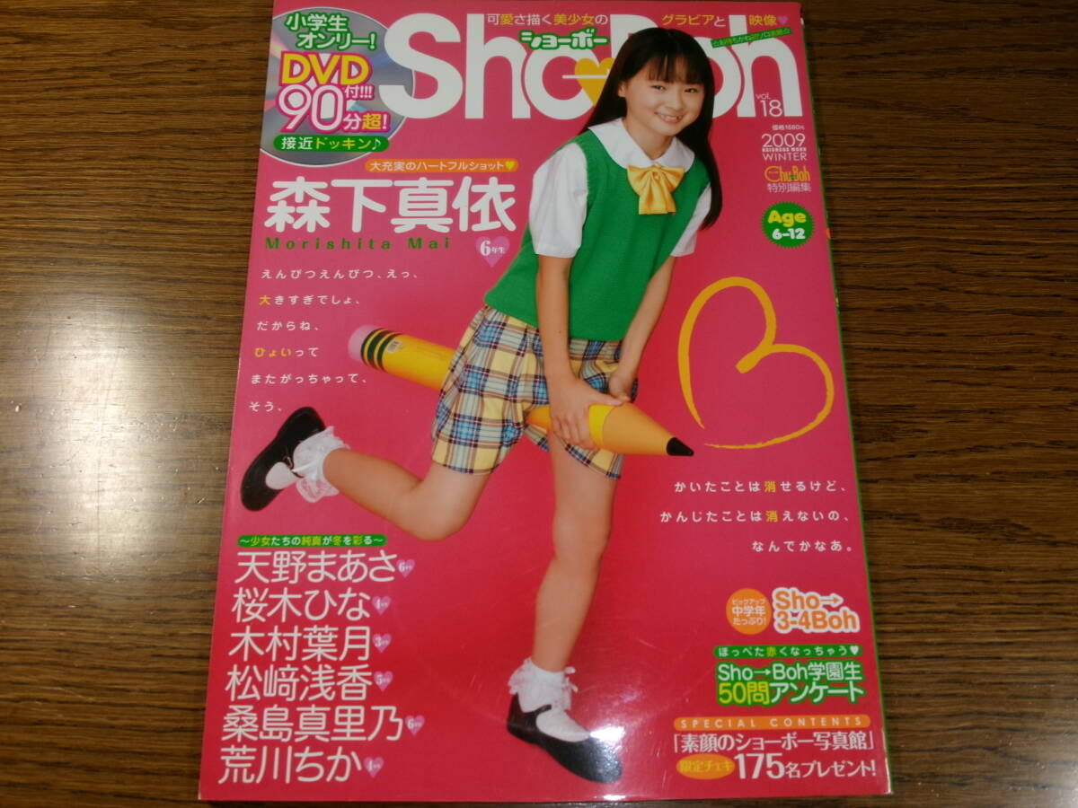 海王社ムック Sho-Boh ショーボー Vol 18 森下真依 DVD付き 海王社