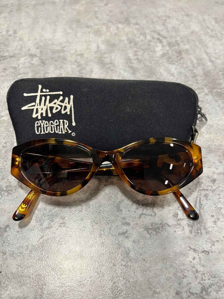 初期 STUSSY eye gear サングラス old ベッコウ 2025年最新Stussy