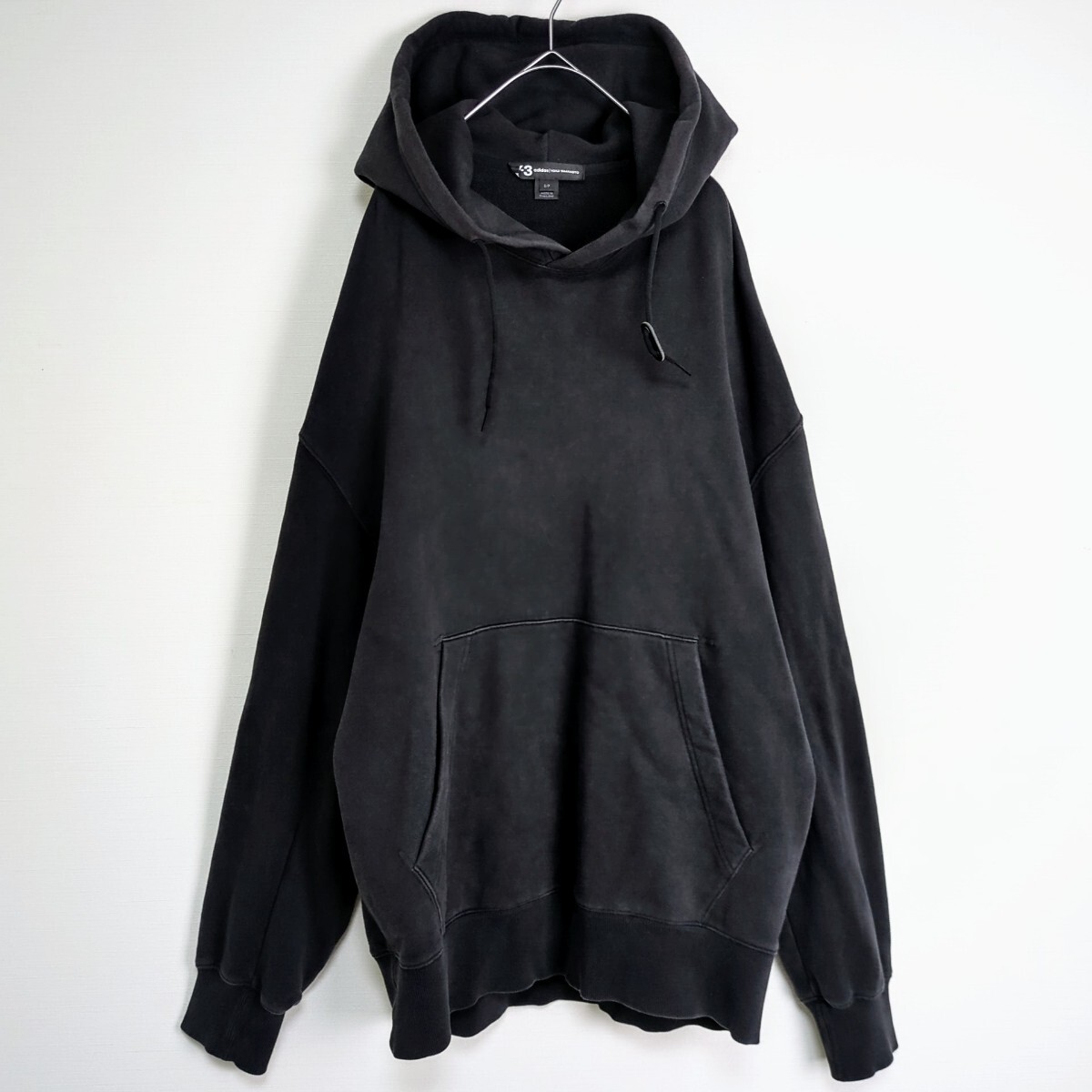 超希少】Y-3 ワイスリー フラワーアートロゴパーカー BLACK ブラック