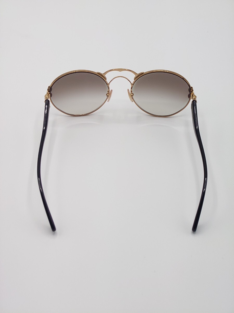 PRADA hyde着 プラダ SPR55T ラウンドサングラス 丸型 ブラック ハイド
