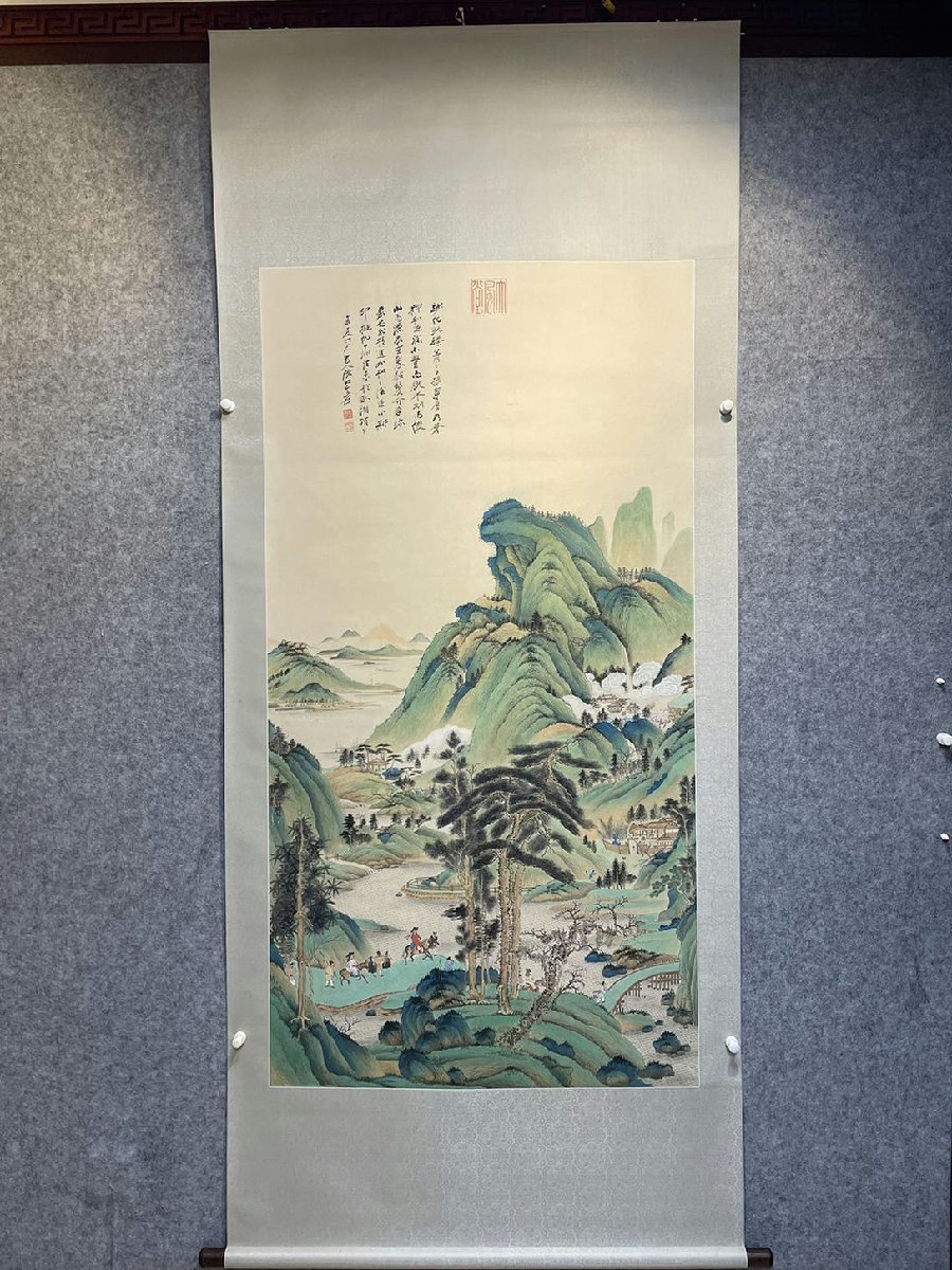 紙本 掛軸 中国近代画家「謝稚柳 雄鷹図」書画 肉筆保證 唐物 唐