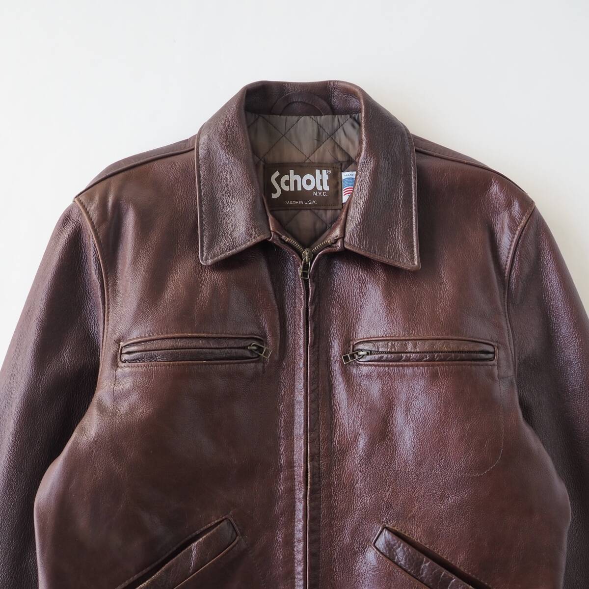 Schott ショット 634 sie38 希少 シングルライダース トラッカー