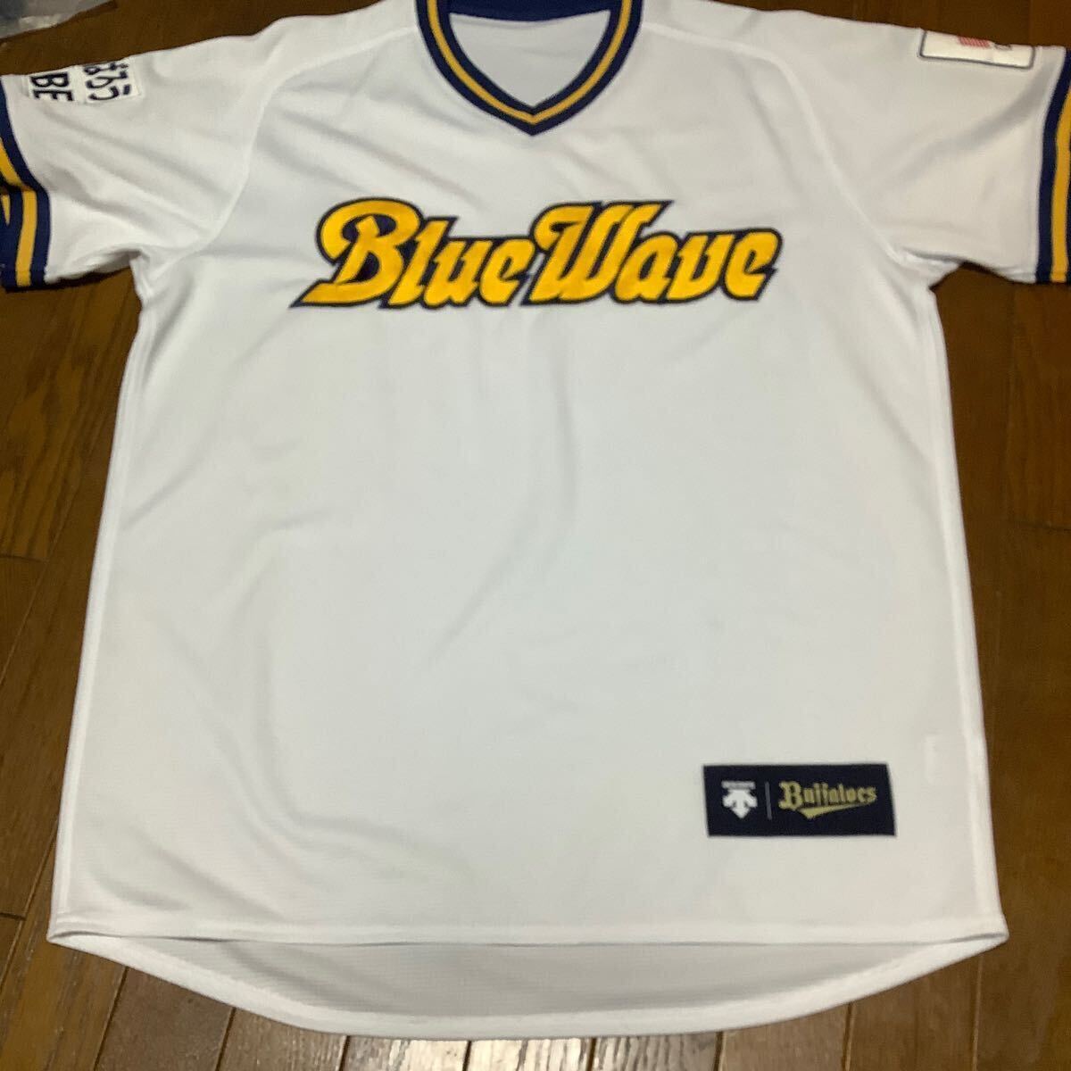 オリックスバファローズ山田修義選手BlueWave復刻ユニフォームLサイズ