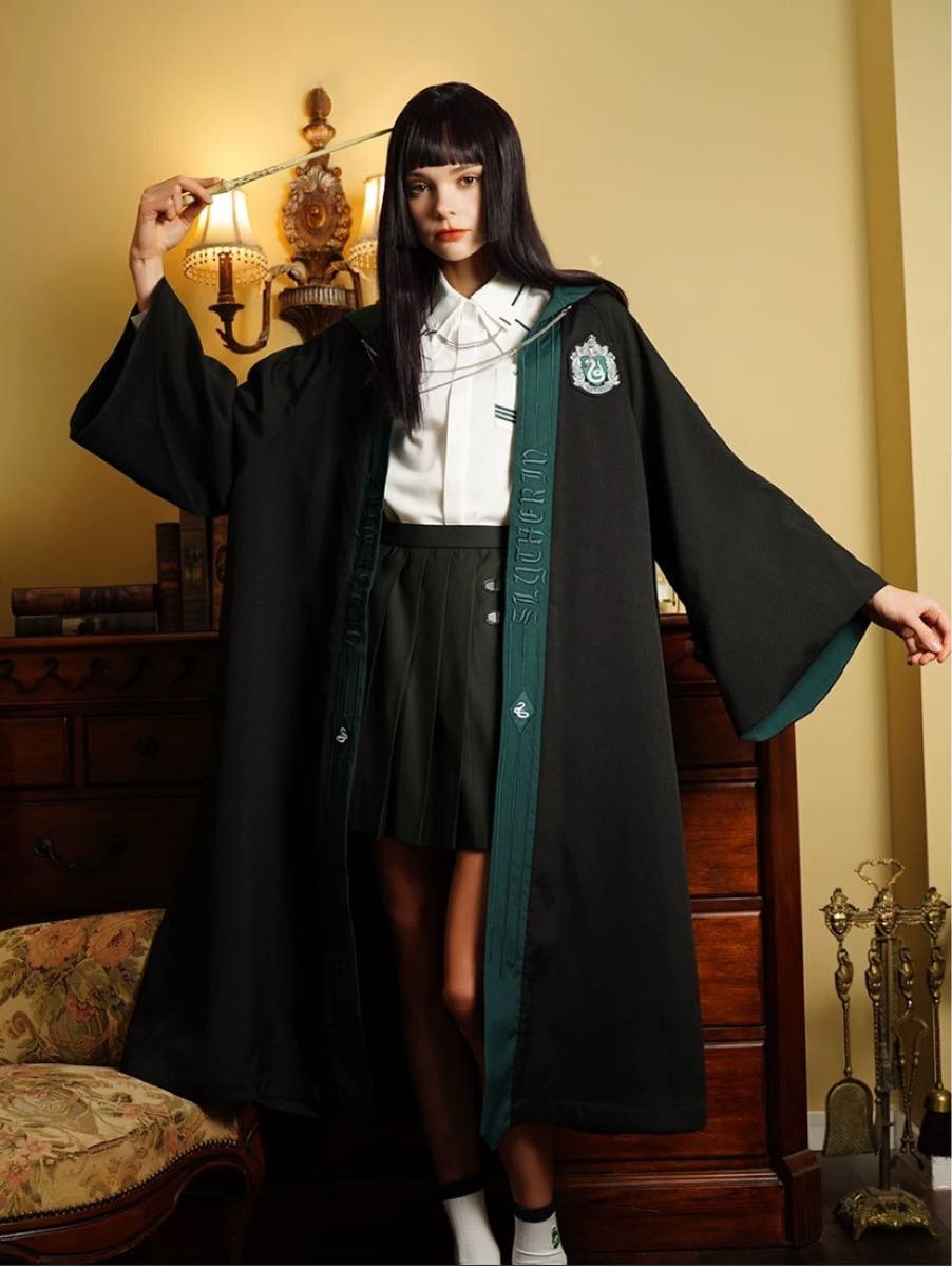 ハリーポッター ローブ 刺繍入り ユニバ USJ kyouko スリザリン