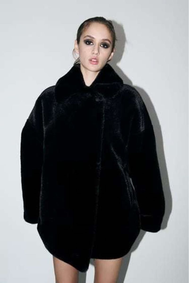 ZARA】フェイクファーコート｜Yahoo!フリマ（旧PayPayフリマ）
