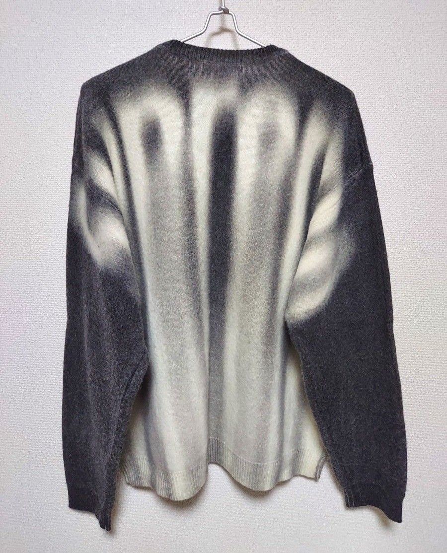 Supreme~ Blurred Logo Sweater L Black ニット クルーネック 長袖