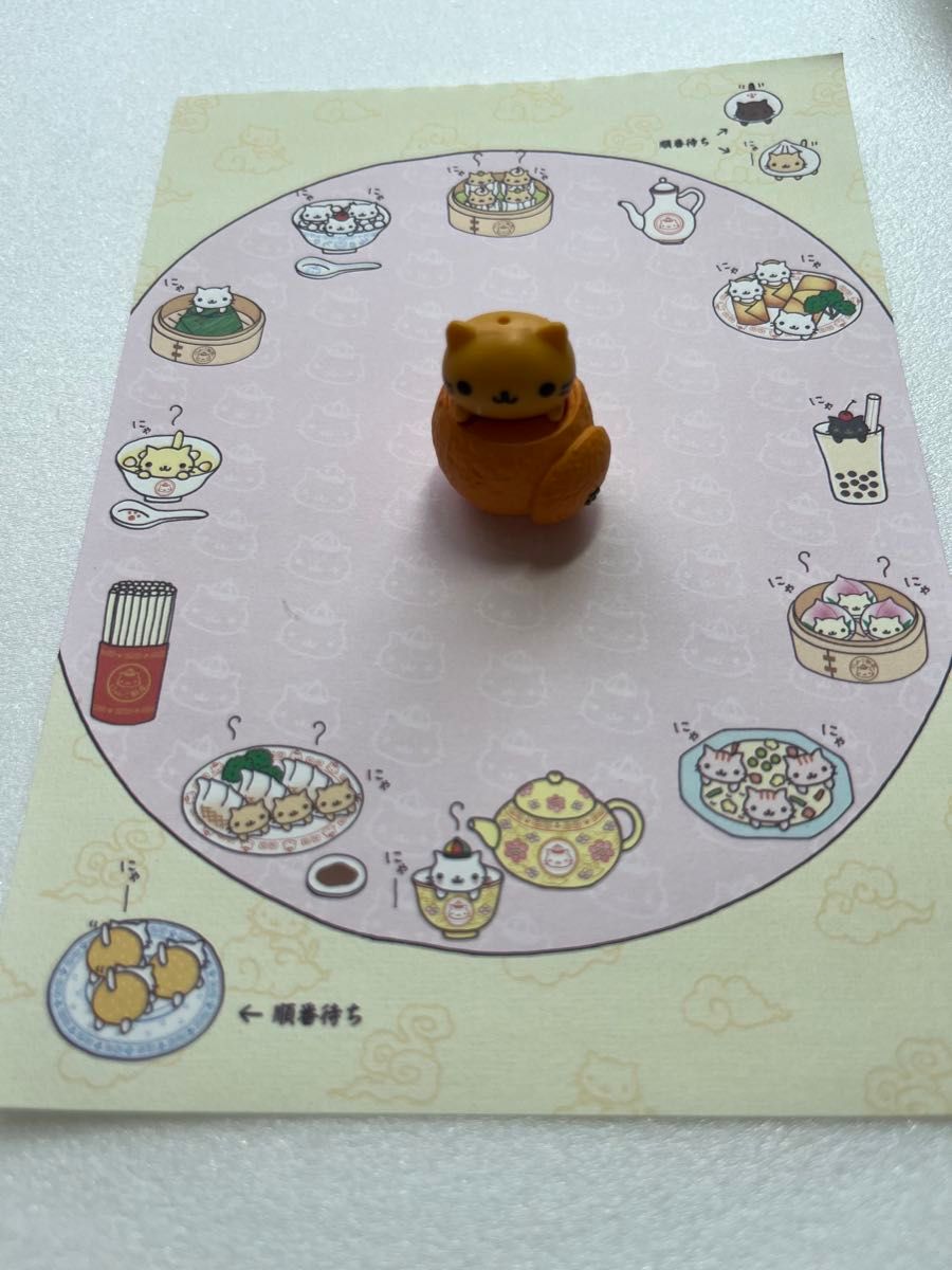 にゃんにゃんにゃんこ オレンジ ストラップ サンエックス レトロ