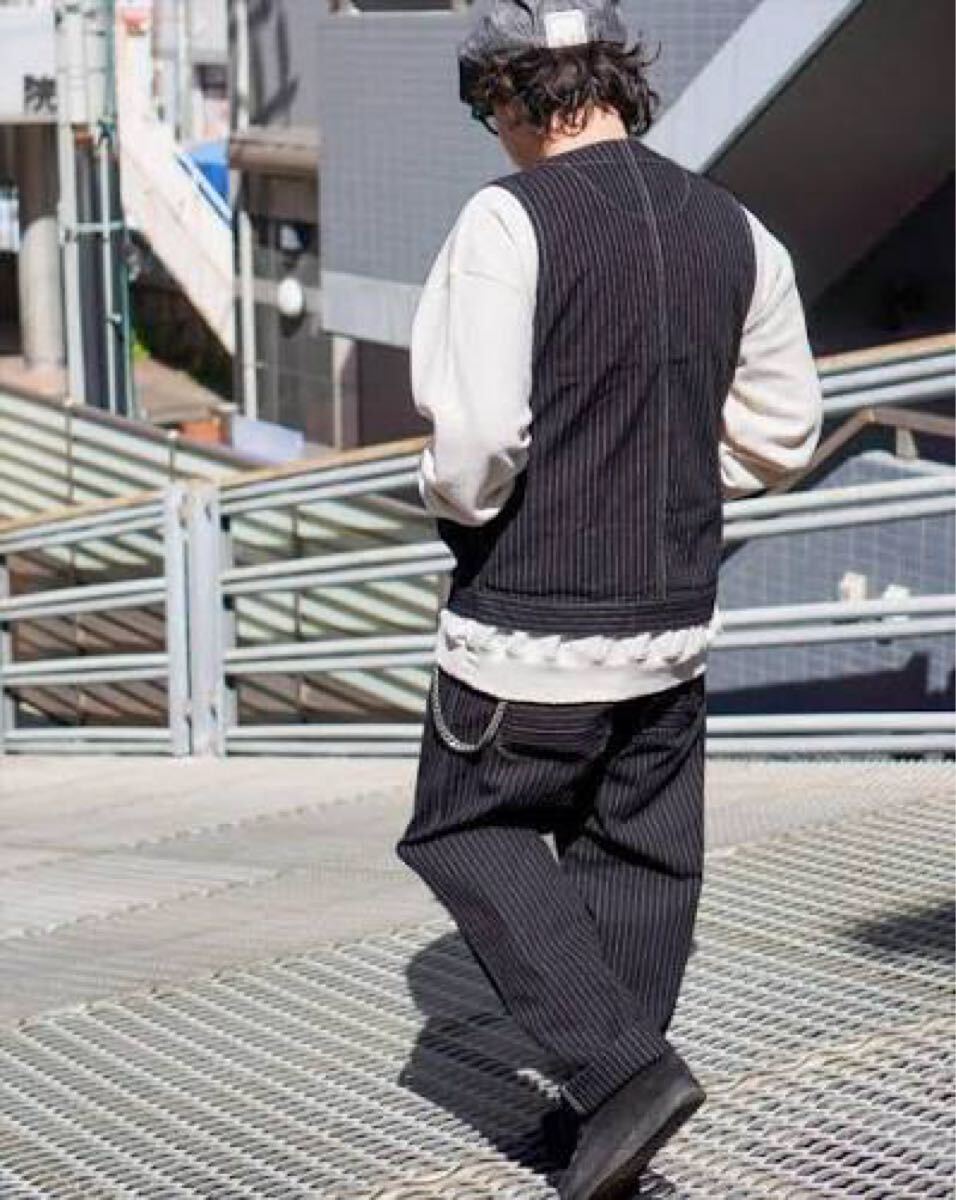 新品未使用】Schott ショット ヒッコリーデニム ブラック サイズ34
