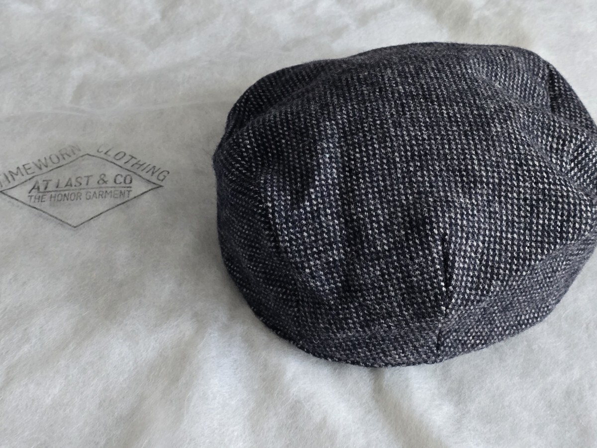 アットラスト ブッチャープロダクツNEWSBOY CAP 7 1/2 ウール アット