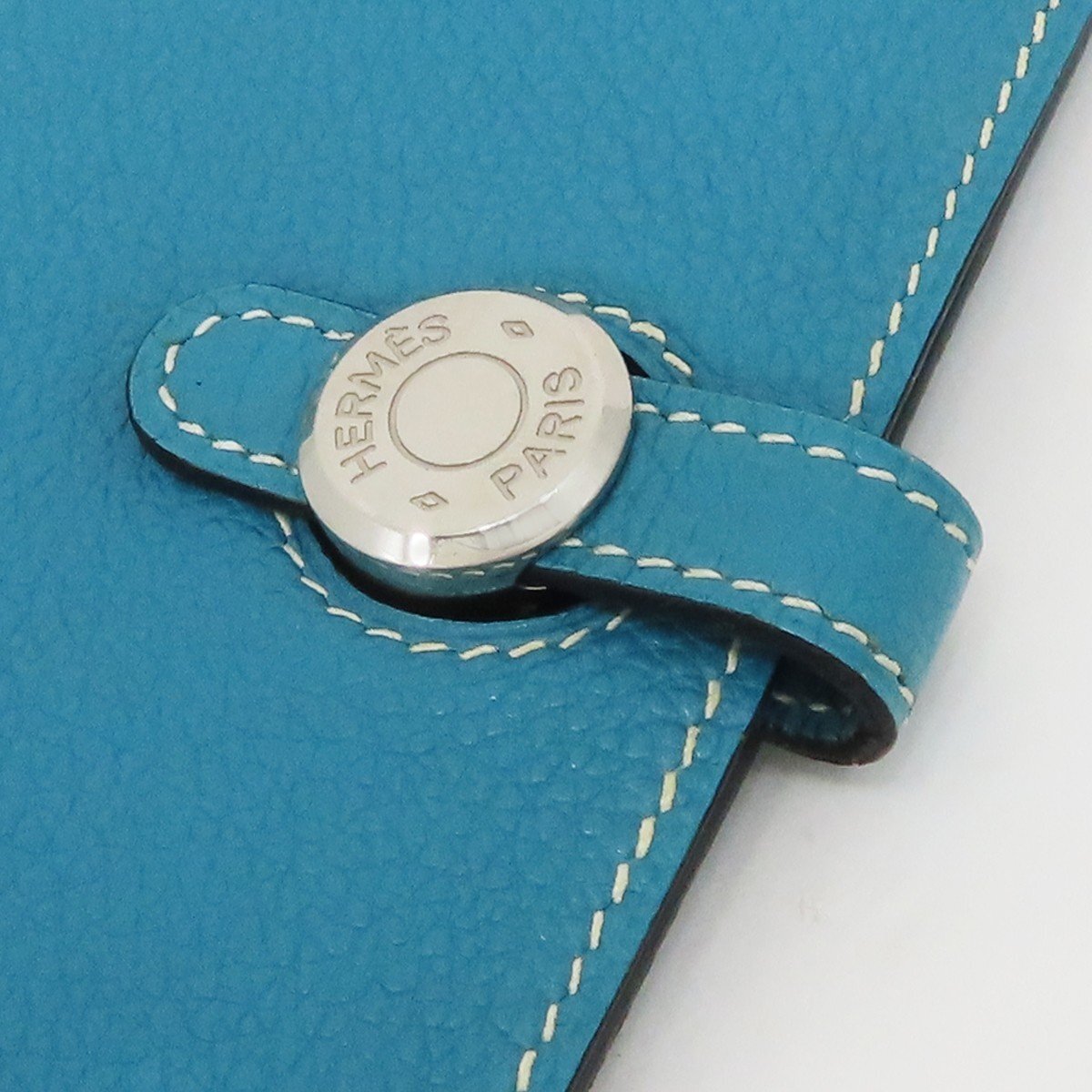 ◇【HERMES エルメス】ドゴン コンパクト 財布 ブルージーン HERMES