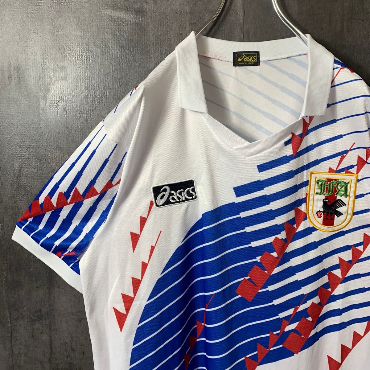 ドーハの悲劇】 asics 古着 サッカー 日本代表 94年 ユニフォーム