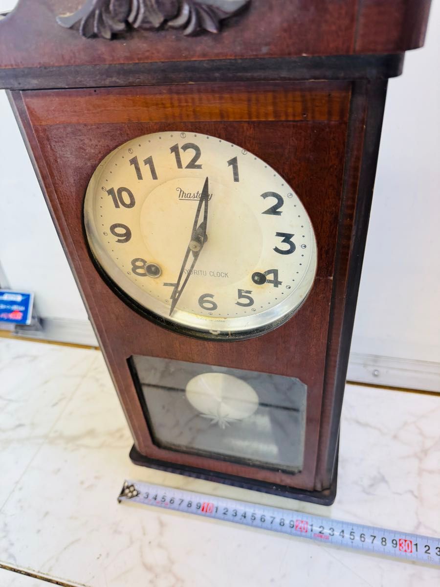 協立時計工業 KYORITU CLOCK 巻掛時計 mastery 柱時計 昭和 振り子時計