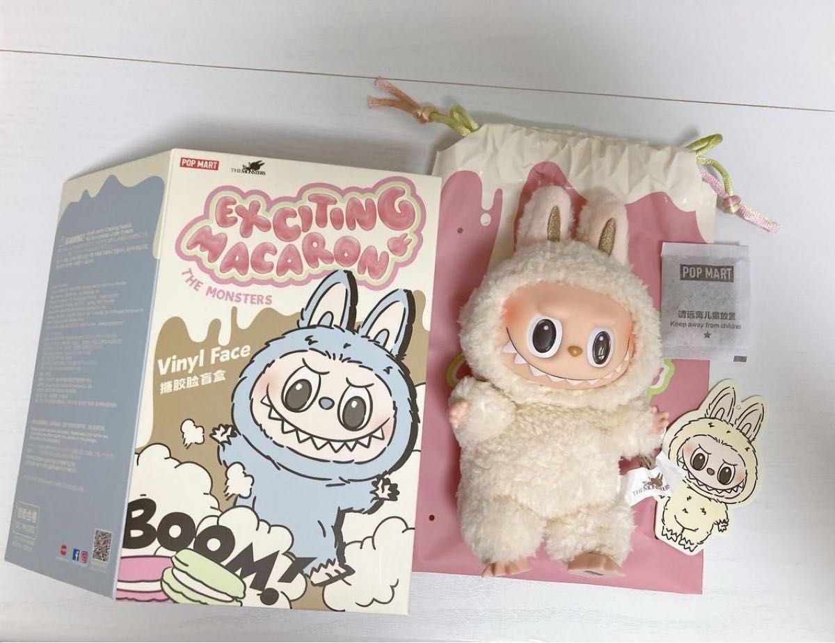 The MONSTERS Exciting Macaron ぬいぐるみ ピース LABUBU ラブブ