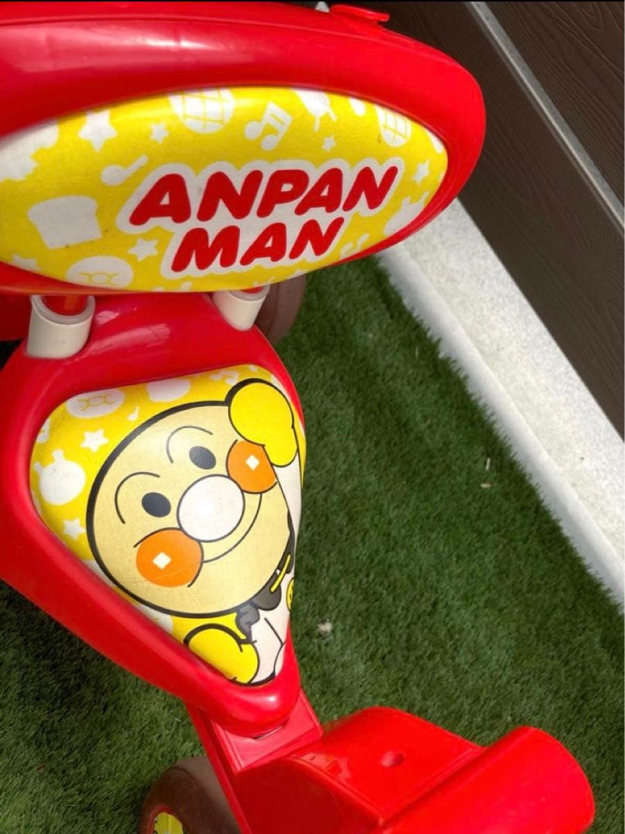 送料無料 アンパンマン デラックス 三輪車 サンシェード付き｜Yahoo
