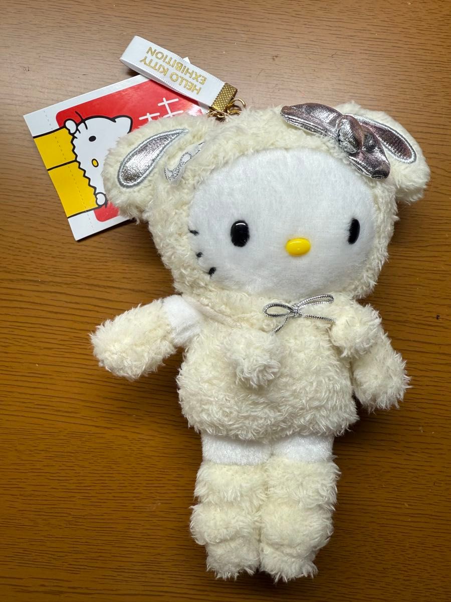 サンリオ ハローキティ展 雪うさぎ マスコット キーホルダー