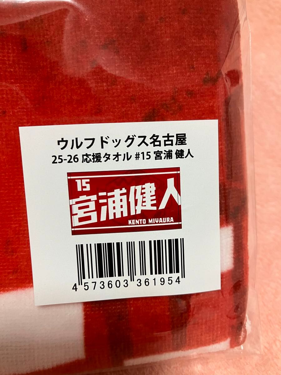 新品☆ウルフドッグス名古屋25-26 応援タオル フォトタオル 宮浦健人