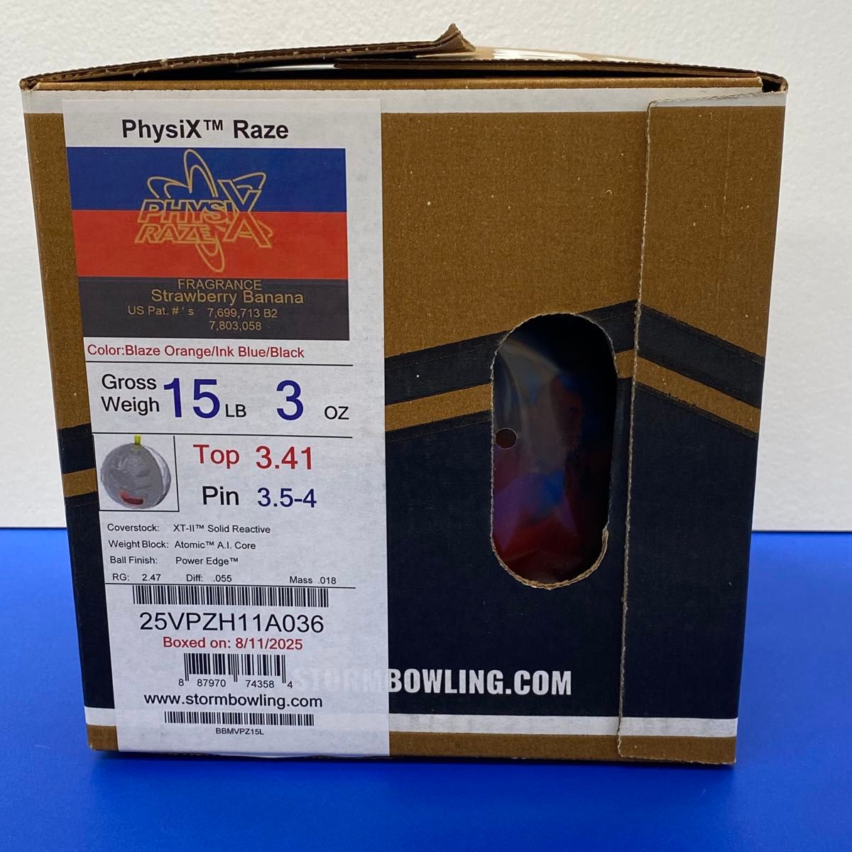 希少 新品 未使用 PhysiX Raze 15Pストーム ボウリング ボール