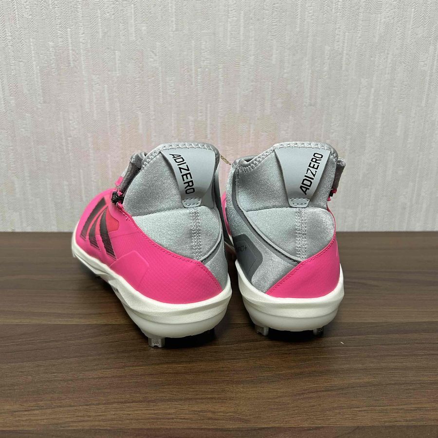 adidas Adizero Impact + BSB Metal Pink Baseball Cleats US7 25cm