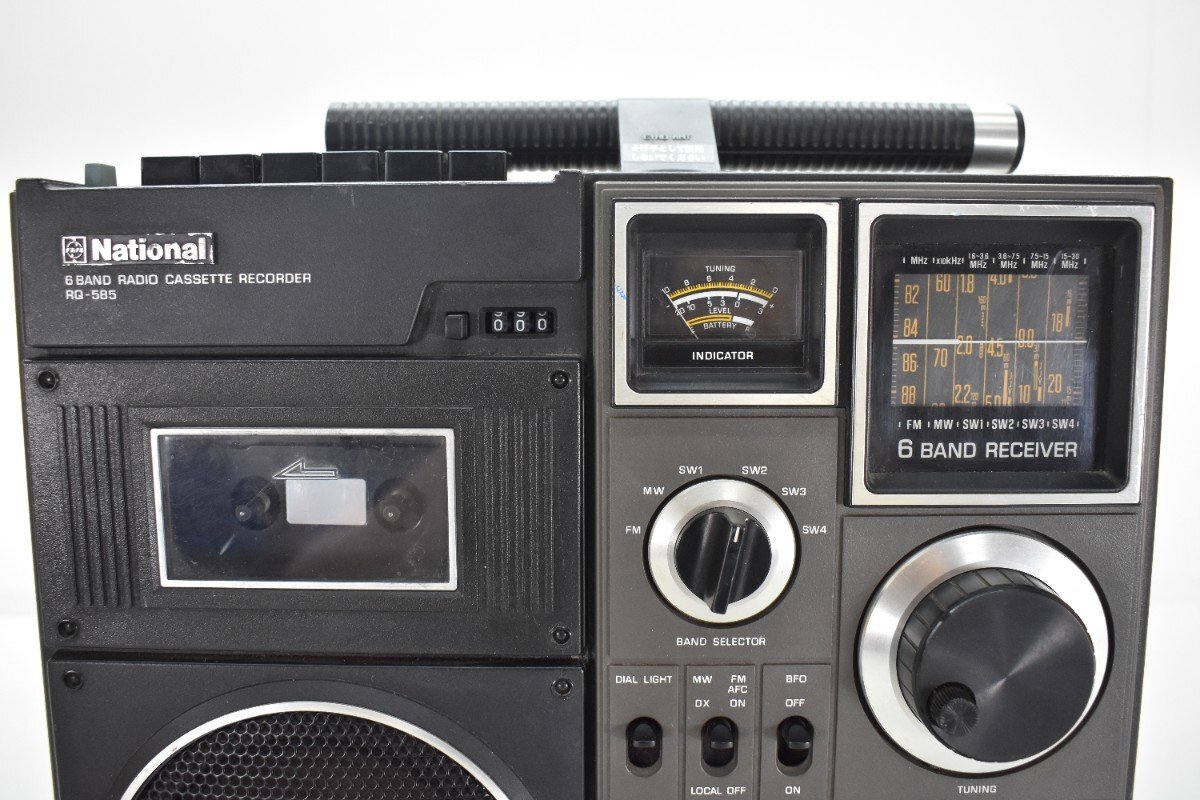 National RQ-585 MAC for BCM ラジカセ 再生OK[ナショナル][ラジオ