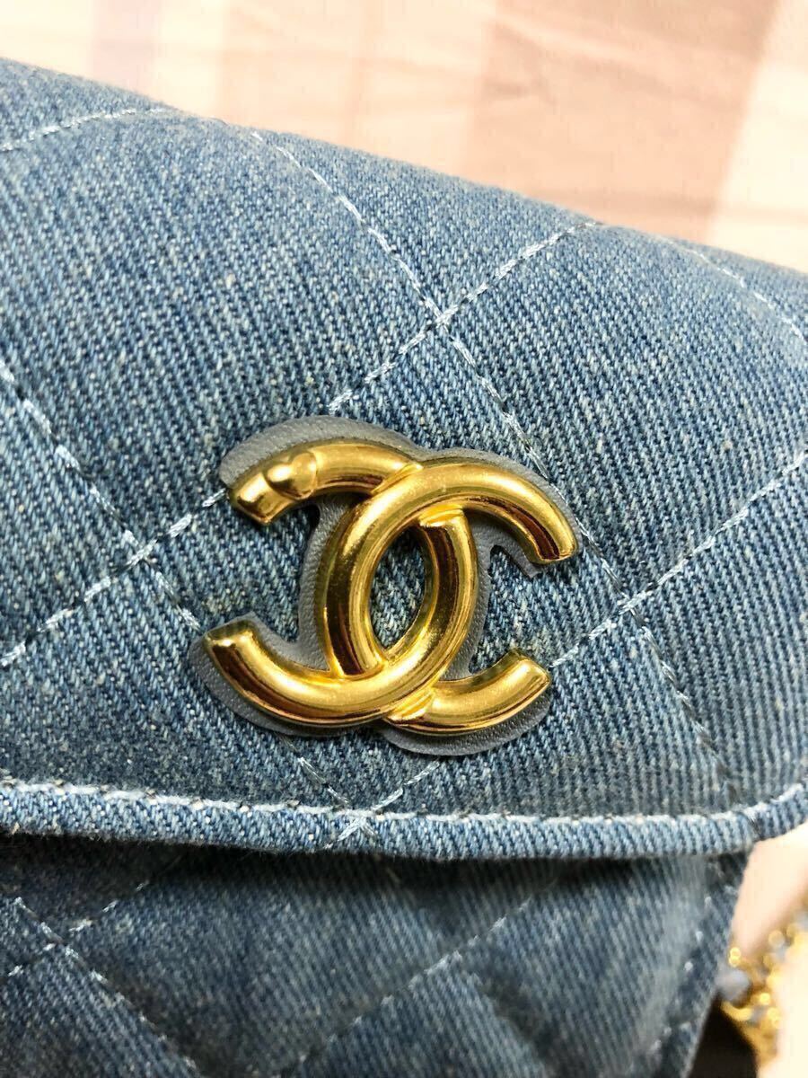 シャネル ノベルティ CHANEL デニム ショルダーバッグ ミニショルダー