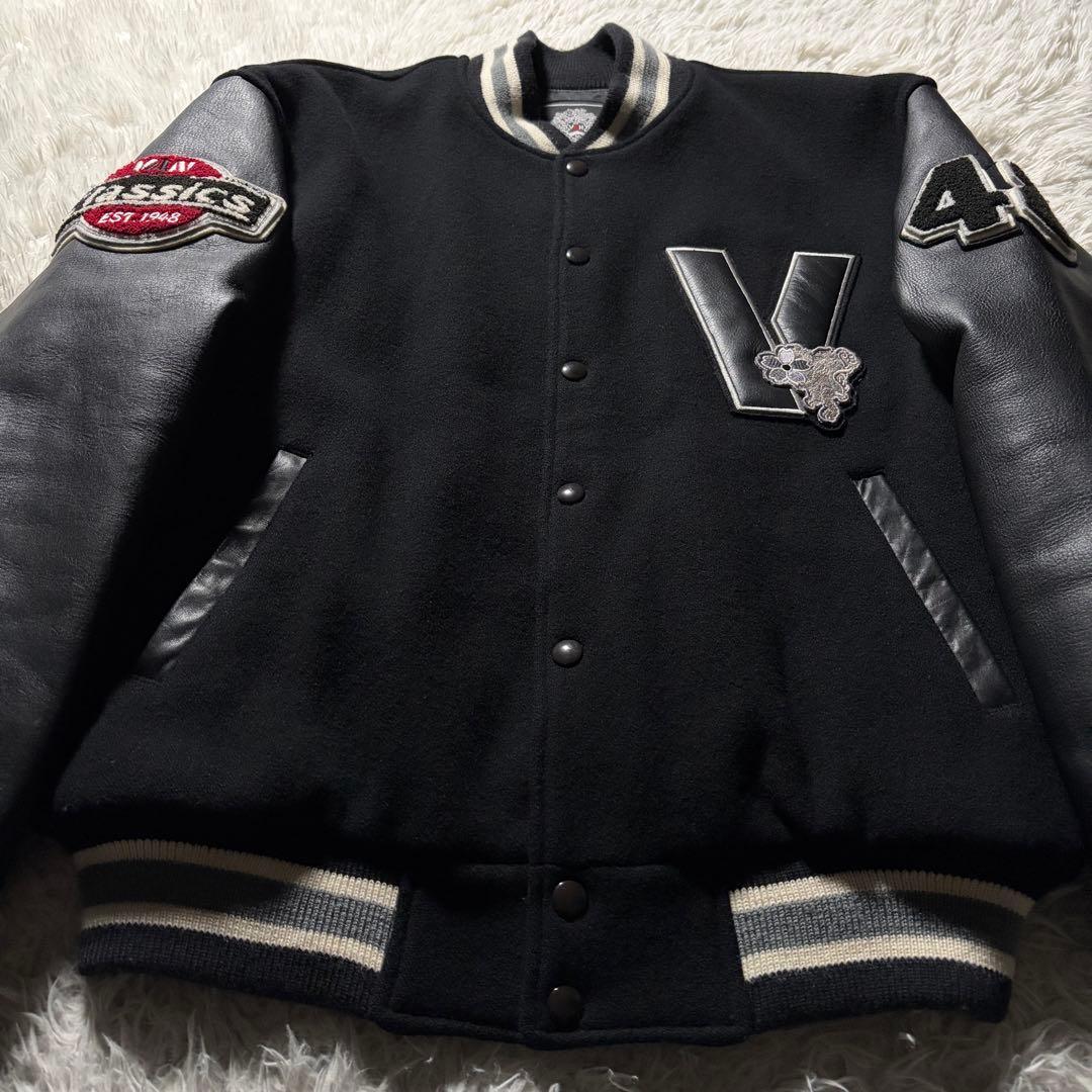極美品 VAN JACKET スタジャン 袖レザー TOKYO 限定 刺繍 LL ヴァン