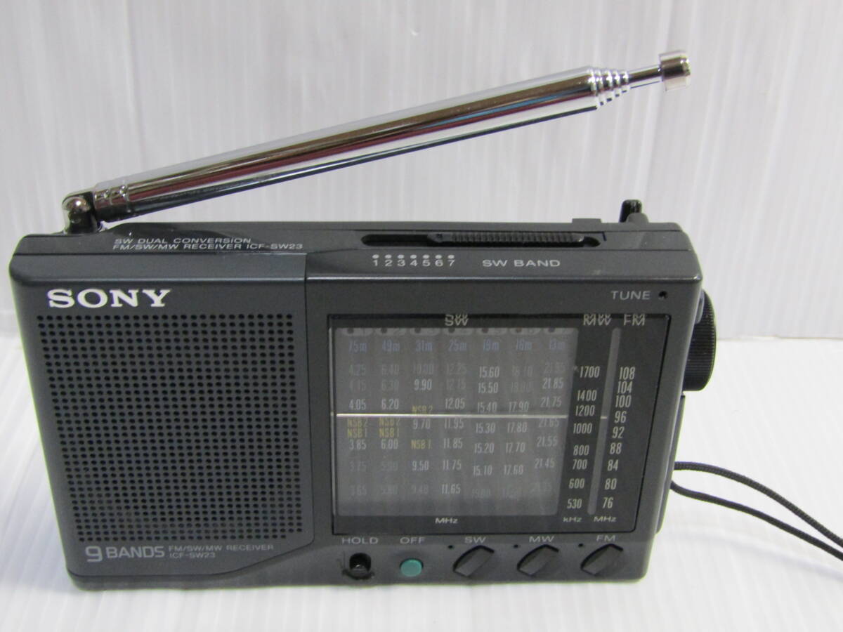 A3502 SONY ソニー ICF-SW23 FM/MW/SW ワールドバンドレシーバー