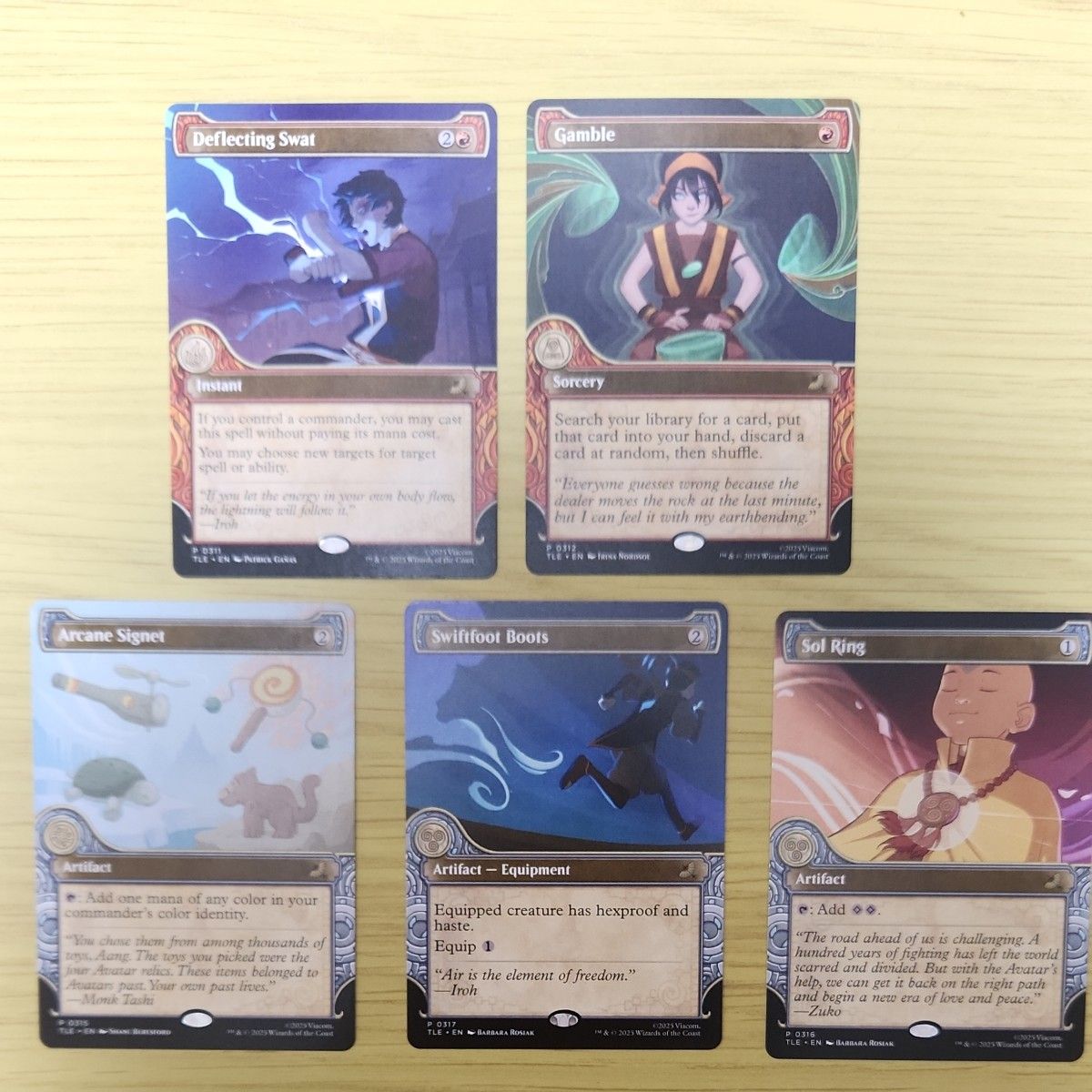 mtg MTG アバター コマンダーバンドル 偏向はたき 激情の後見 悟りの