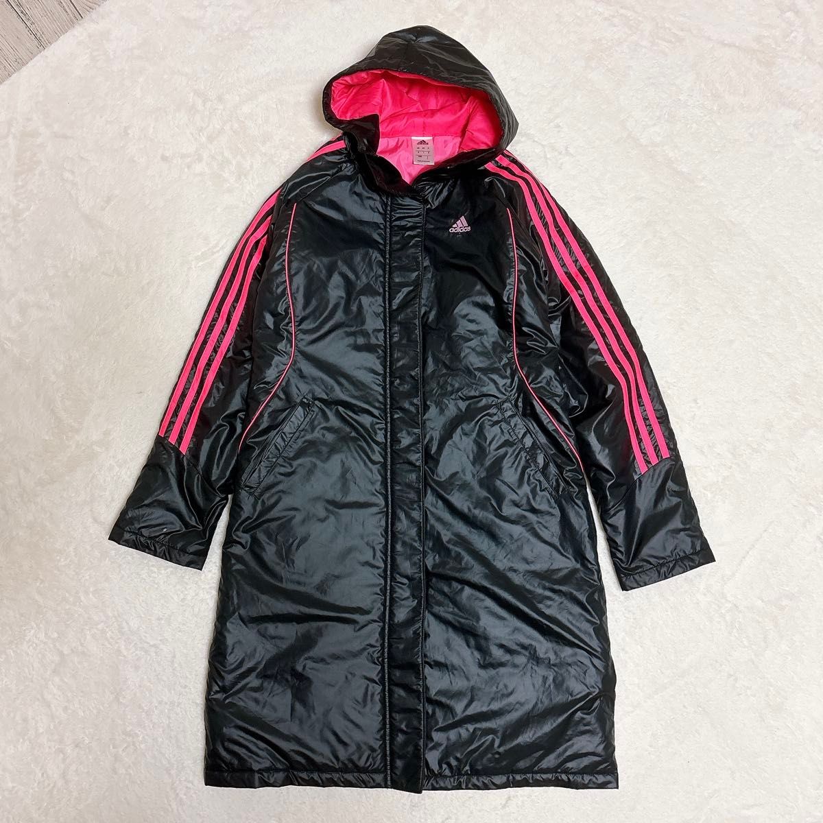 アディダス ロングベンチコート サイズL adidas ベンチコート