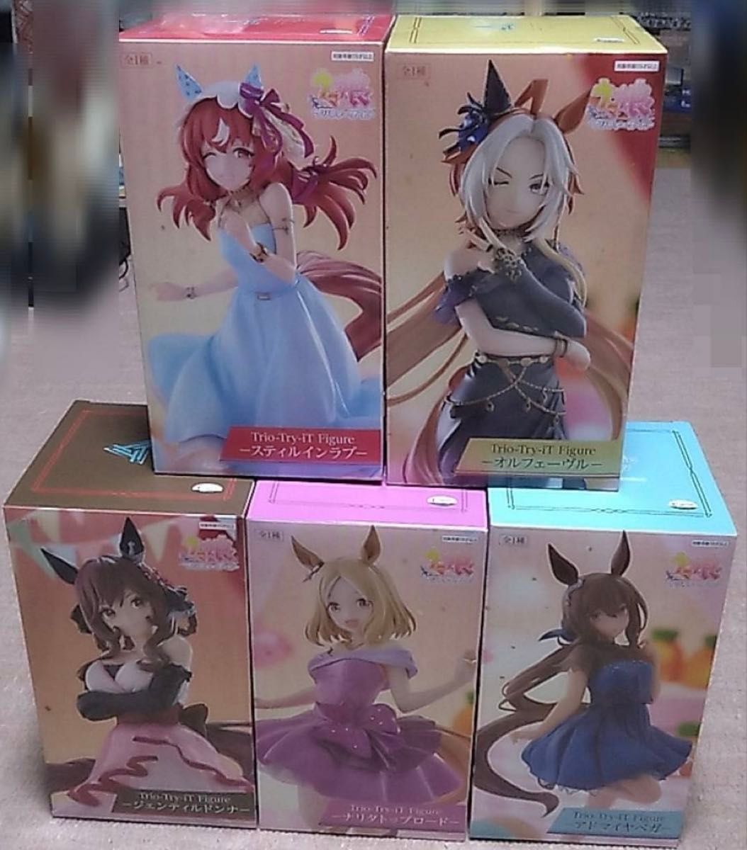 round1限定trio-try-itウマ娘プリティーダービーフィギュア5種 5種