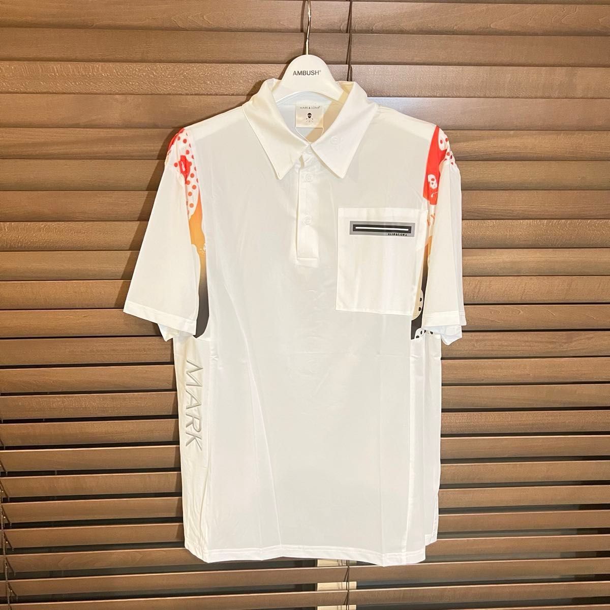 MARK & LONA ロゴポロシャツ サイズ50(XL) MARK&LONA マークアンドロナ