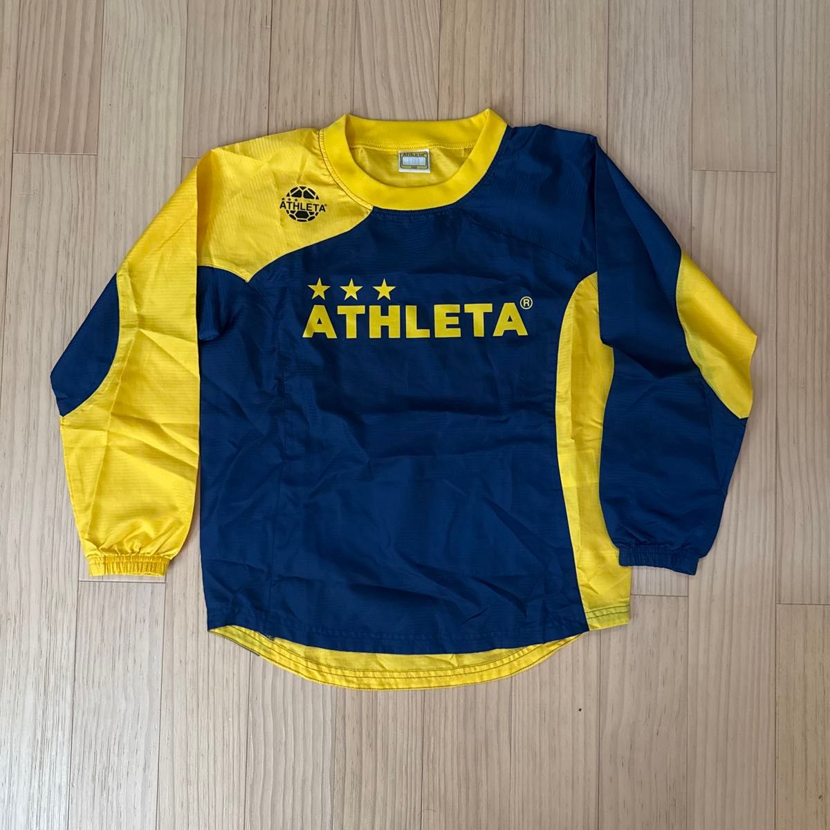ATHLETA アスレタ ピステ 上下セット Size 140 ネイビー イエロー