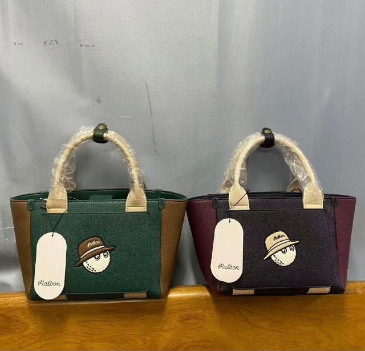 Malbon golfマルボンゴルフ カートバッグ トートバッグショルダー