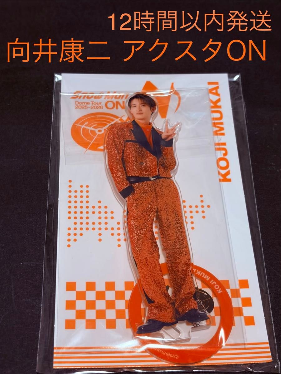 向井康二 アクリルスタンド SnowMan 2025 温故知新 ON 12時間以内迅速