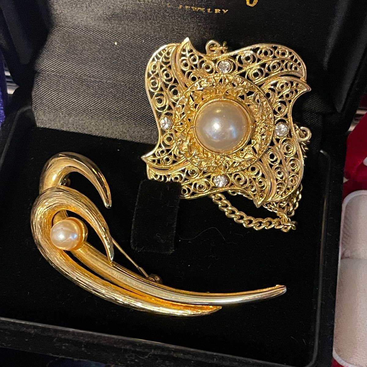 遺品整理 生前整理 大量 刻印アクセサリー パール ネックレス リング