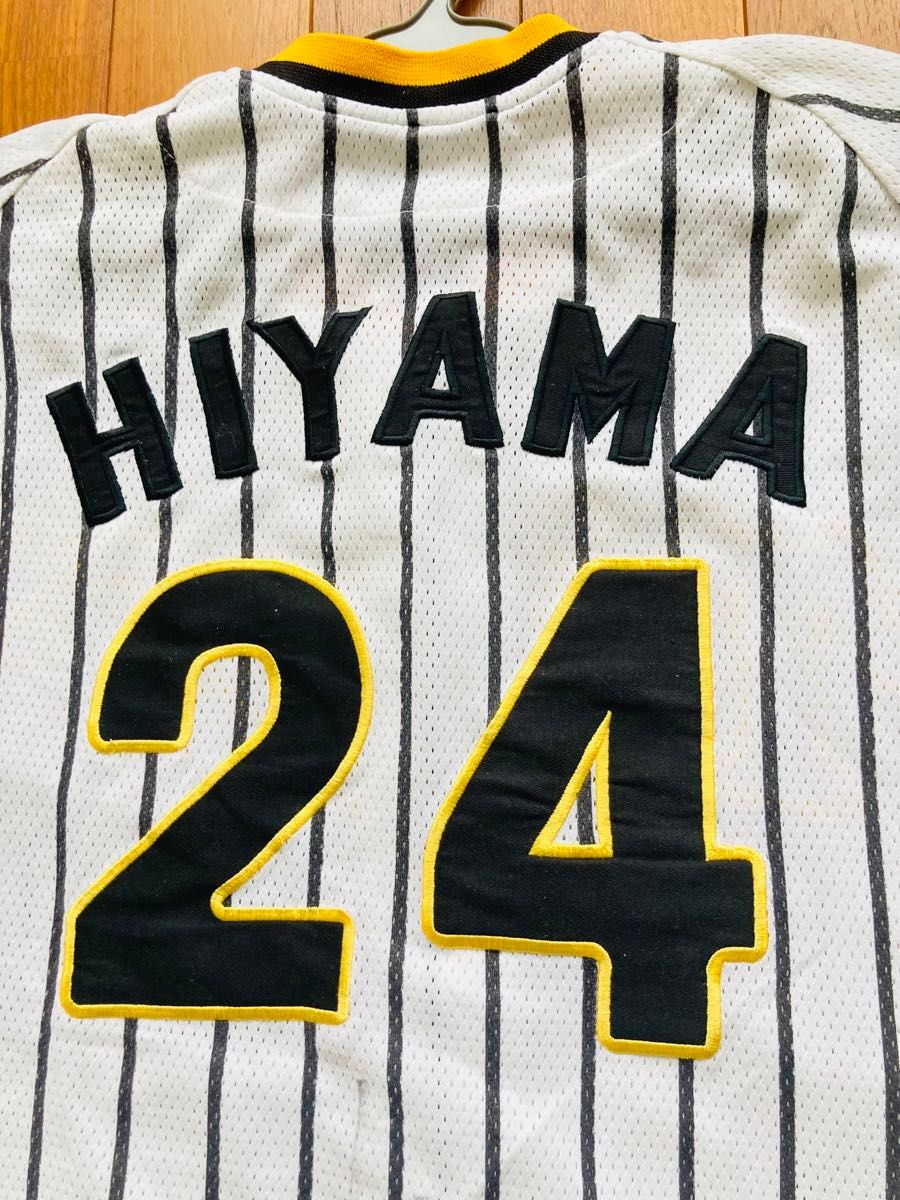 阪神タイガース 復刻 ユニフォーム 桧山進次郎 桧山 メンズM 刺繍 阪神