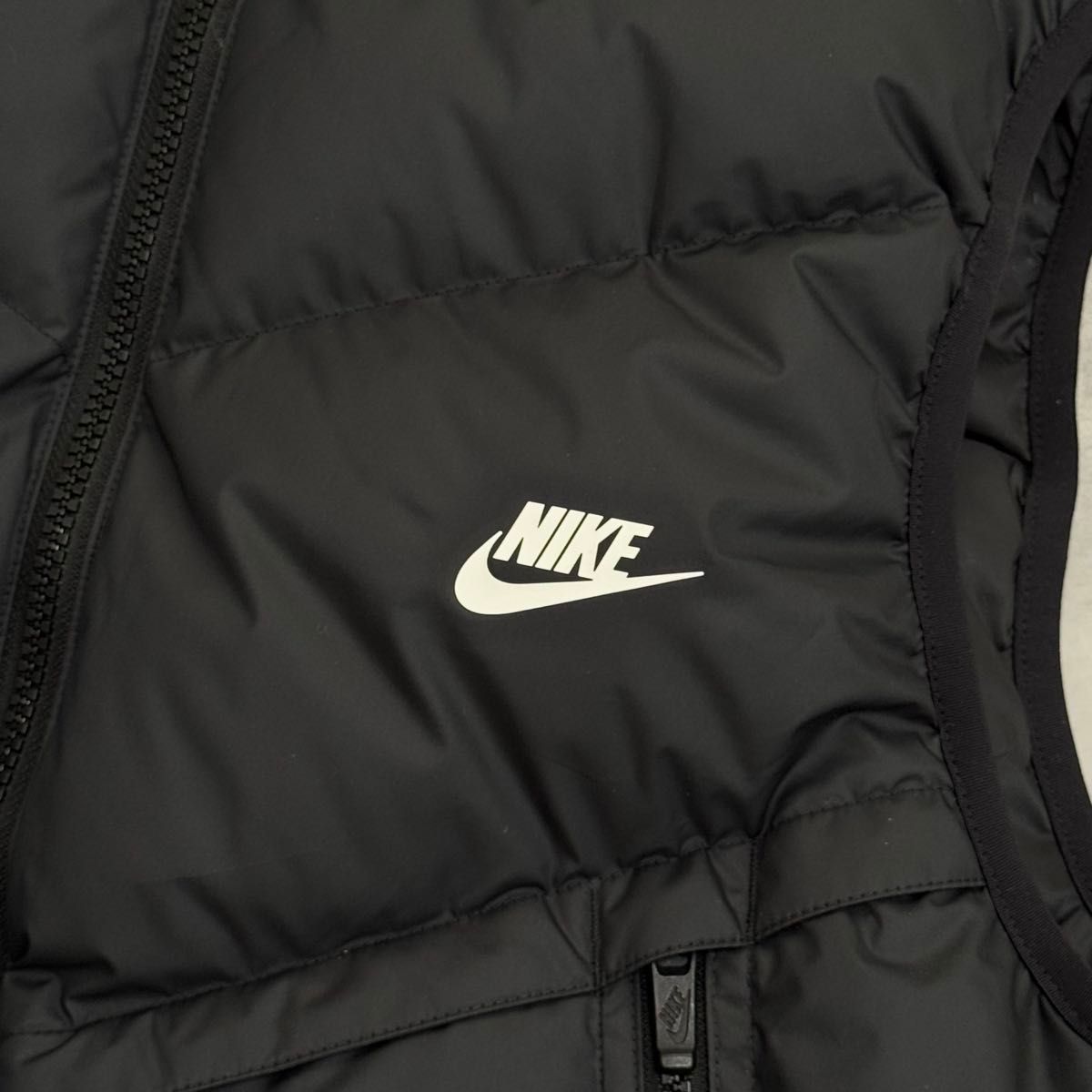 極美品 NIKE ダウンベスト STORM-FIT パファー ヌプシ ブラック 黒 L