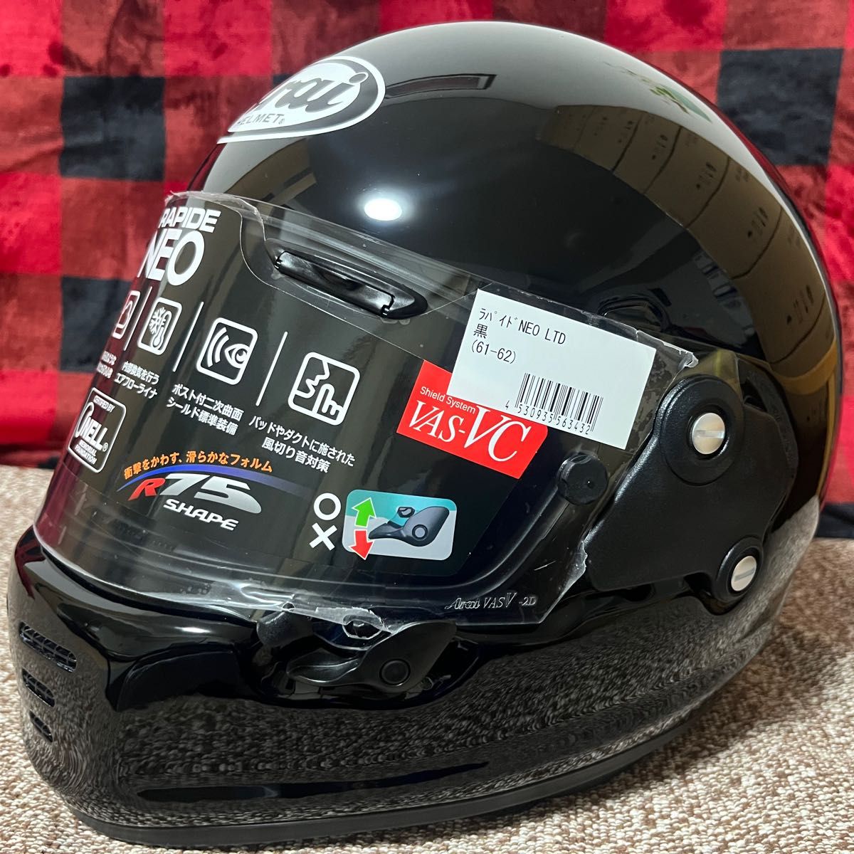 DUCATI アライ ラパイド IR 黒 サイズ61～62 アライ