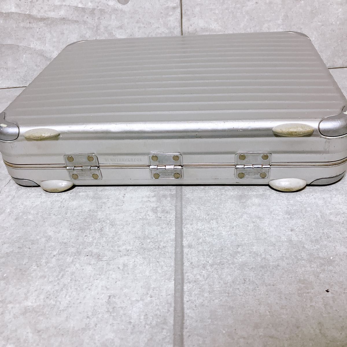 RIMOWA リモワ アタッシュケース シルバー アルミニウム ダイヤル