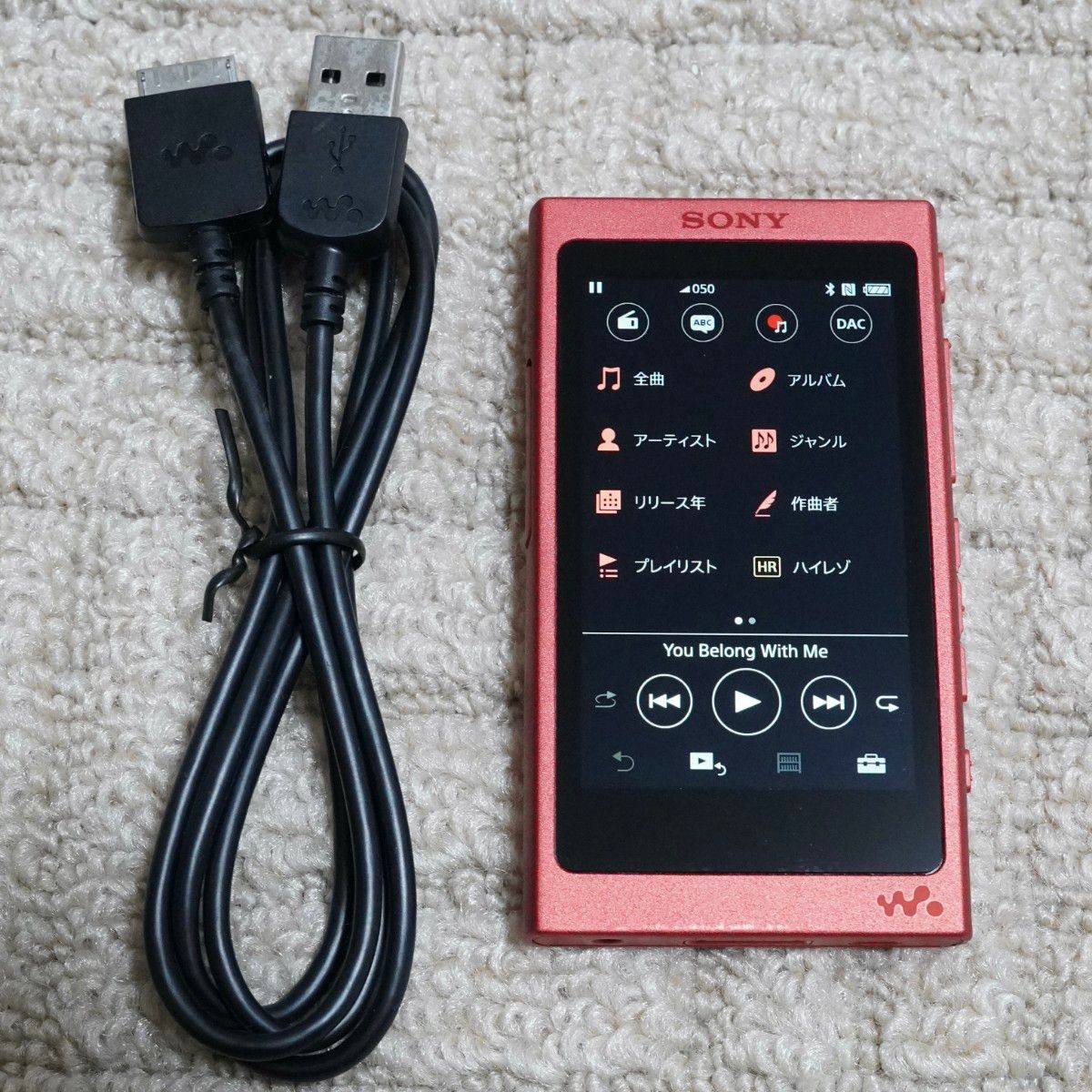 SONY ウォークマン NW-A45 R （トワイライトレッド） (#1)｜Yahoo