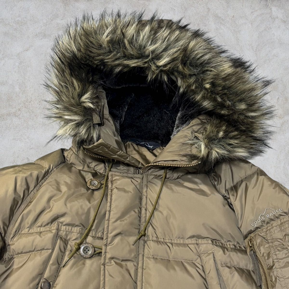 極美品】EDDIE BAUER エディーバウアー グースダウンジャケット N-3B