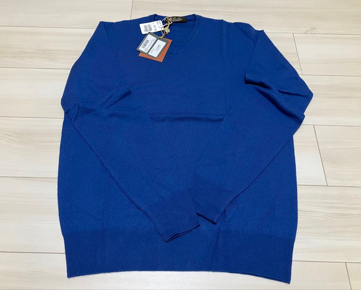 極上 新品タグ付】Loro Piana ロロピアーナ カシミヤ100% ニット 50