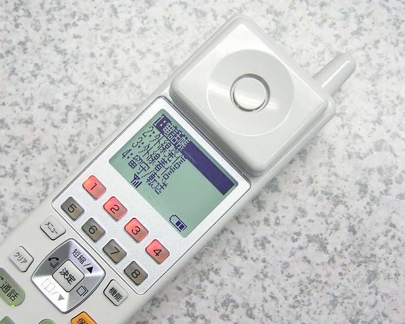 □NTT SmartNetcommunity αZX コードレス電話機 ZX-DECL-PS-(1)(W)+ZX