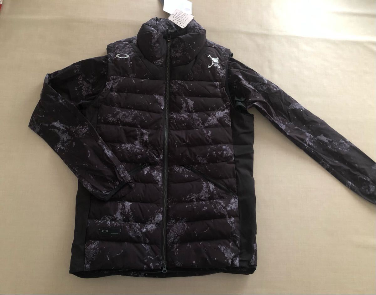 送料無料 新品 オークリー SKULL TRANSFORM DOWN VEST 3 0 (M